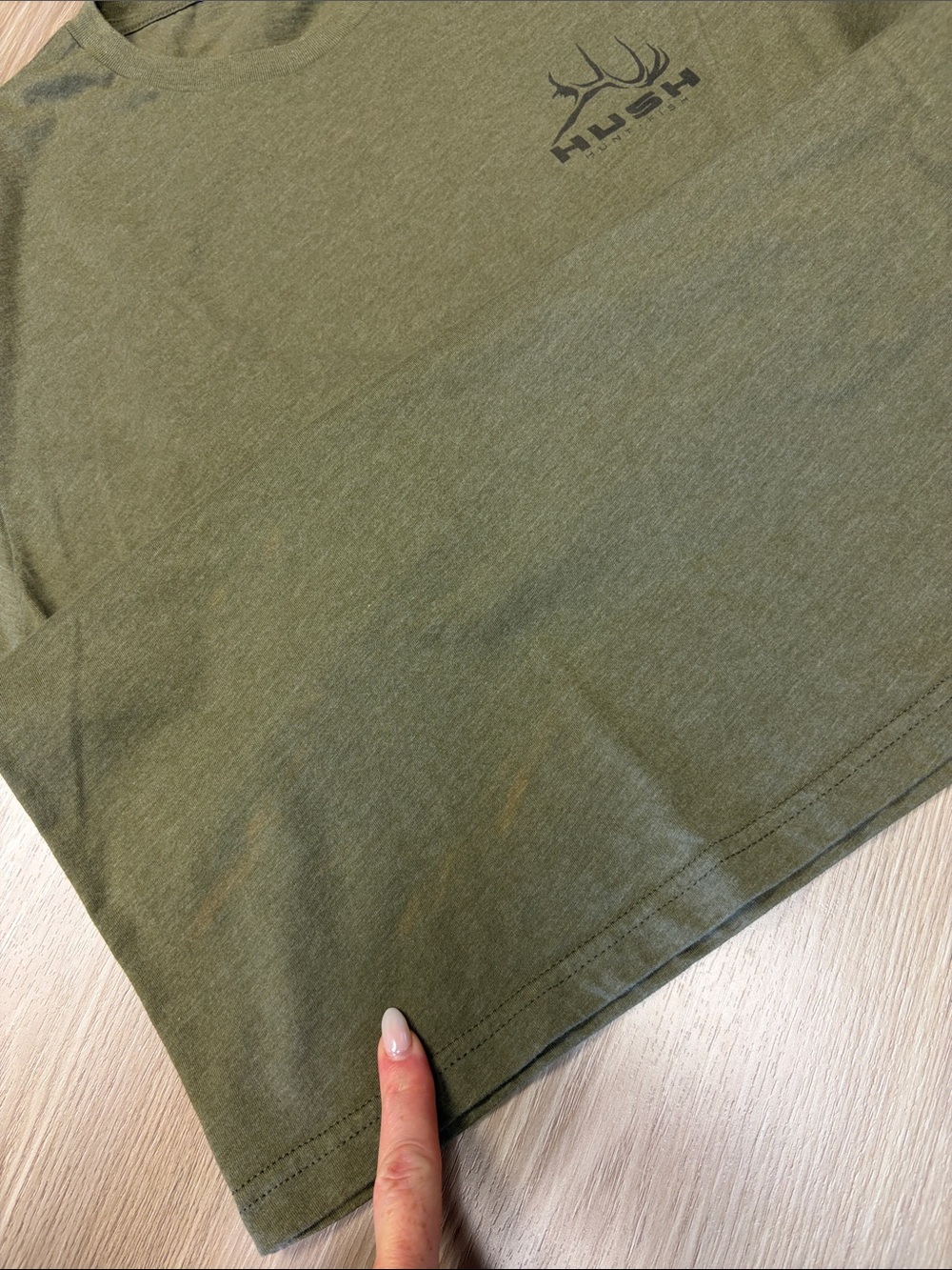 Men’s HUSH hunting tshirts - Picture 3 of 3